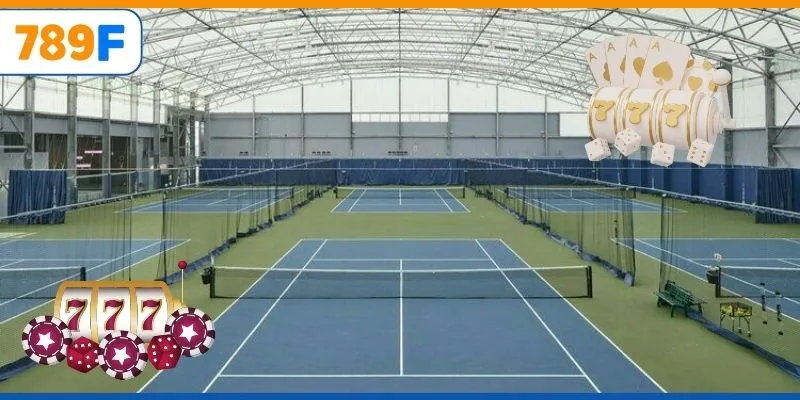 Các khu vực chính trên sân quần vợt