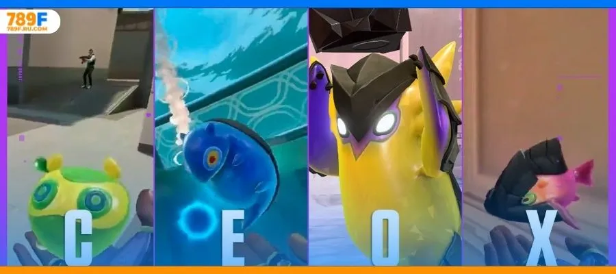 Lối chơi Gekko tạo quan sát map trước khi tung chiêu